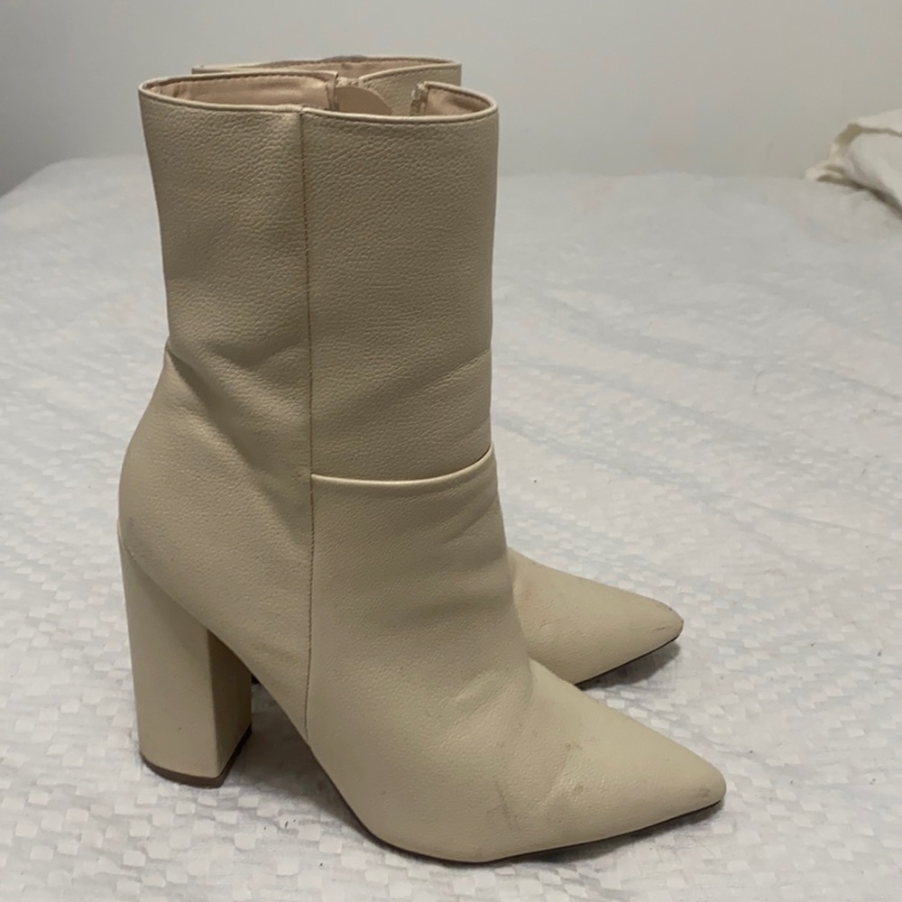 Nude booties